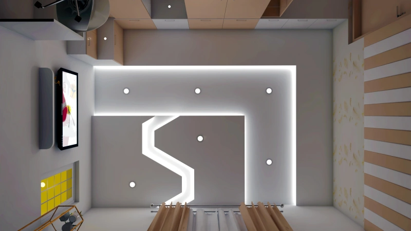 False Ceiling Interior Design Project by Lamek Interiors - False Ceiling interior design - ladmh7tzfcpyycrdz04h by Lamek Interiors False Ceiling interior design - ladmh7tzfcpyycrdz04h by Lamek Interiors